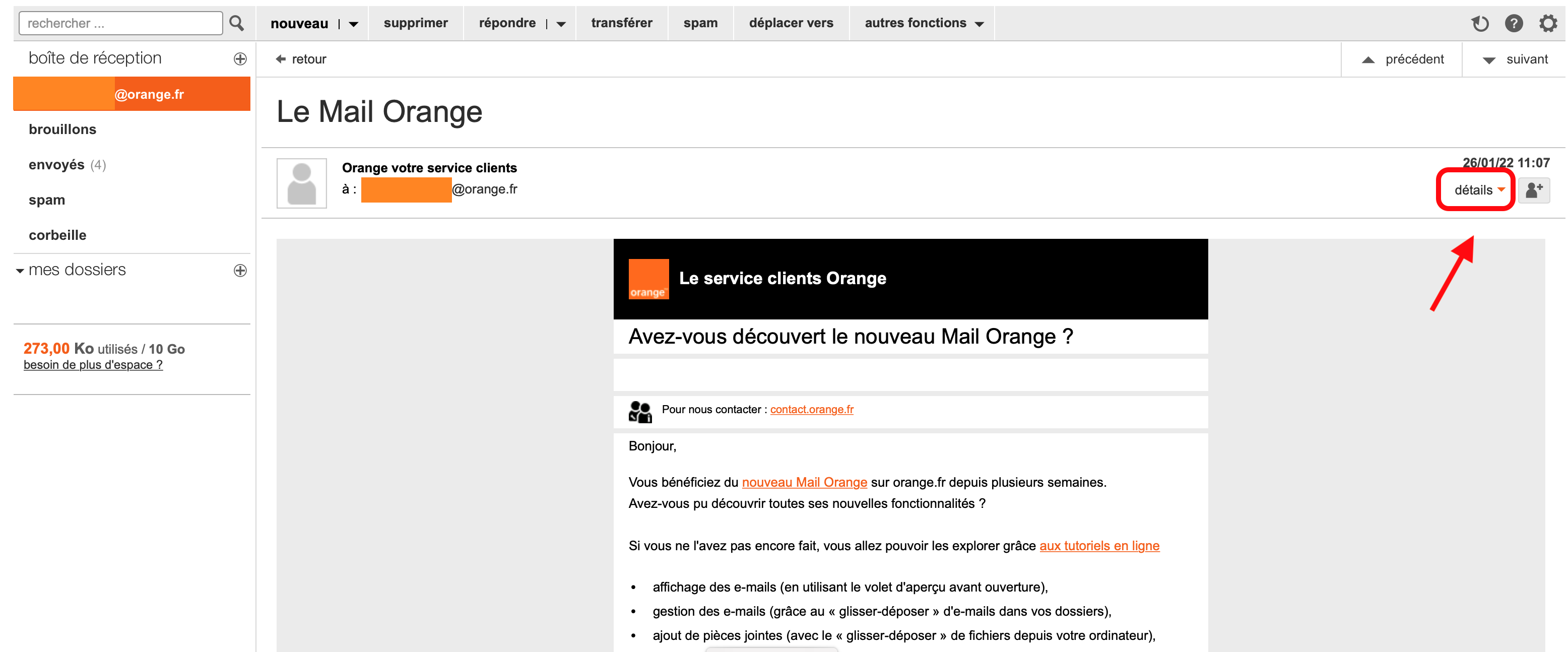 Orange Mail